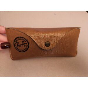 Ray Ban Brown Leather Glasses Case
